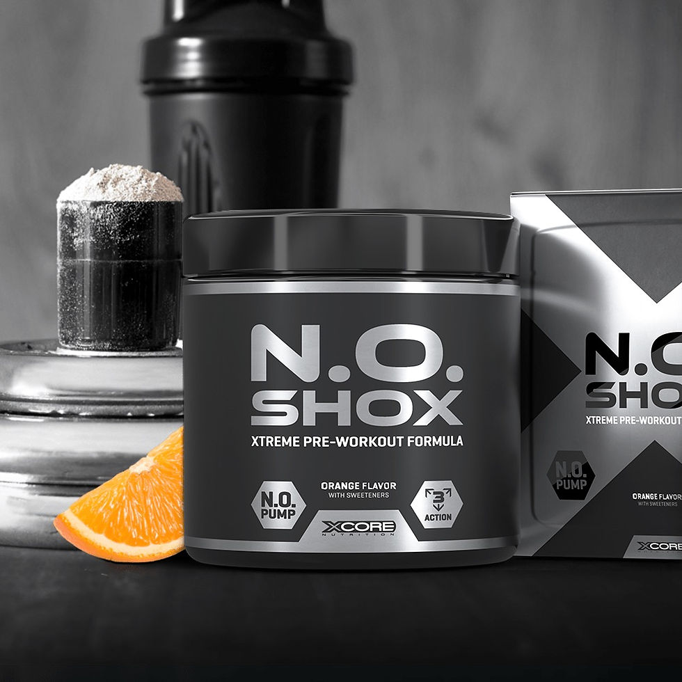 PreWorkout N.O. Shox de Xcore Rise Nutrition Chile