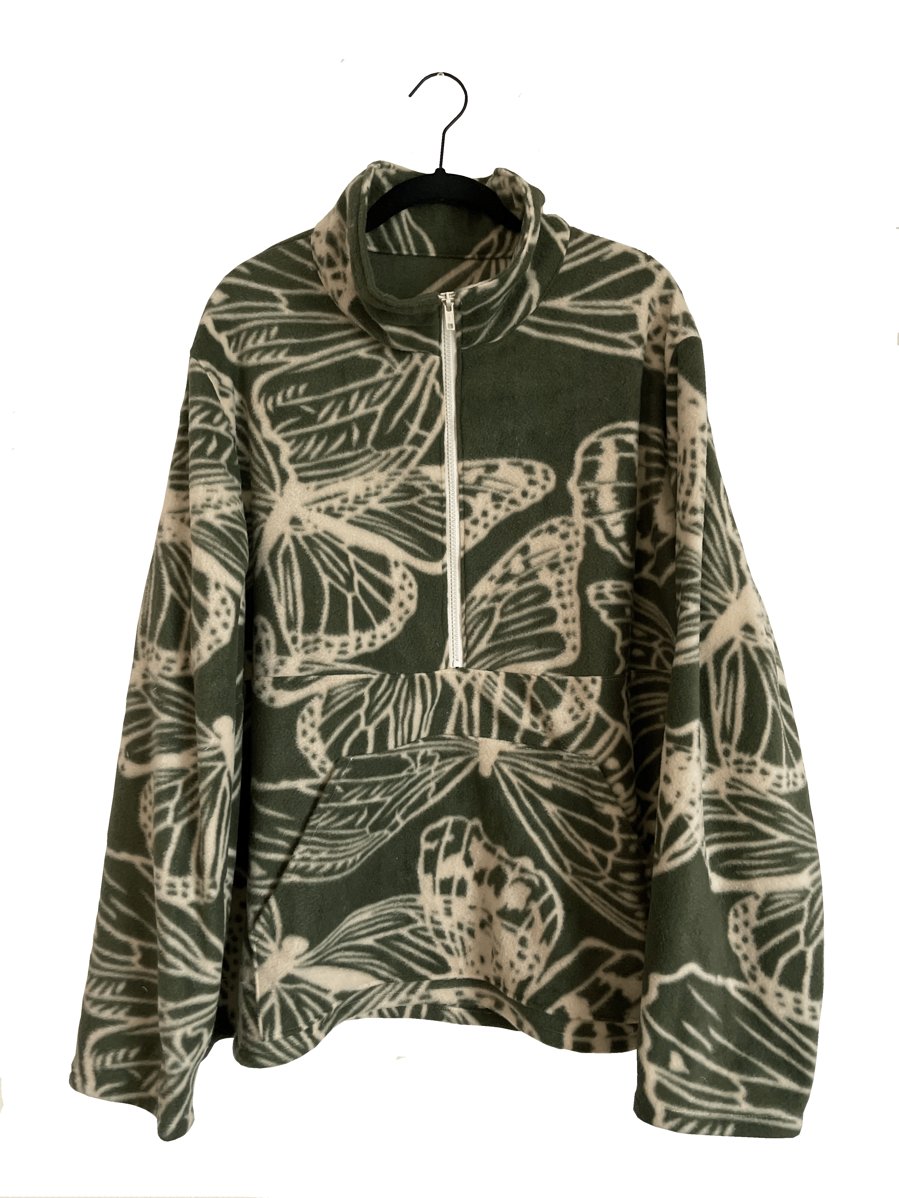 **L** Green Butterfly Pullover