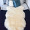 Thumbnail: Sheepskin Rug Genuine Ivory Thick Wool 100% Natural Super Large 140 cm +++