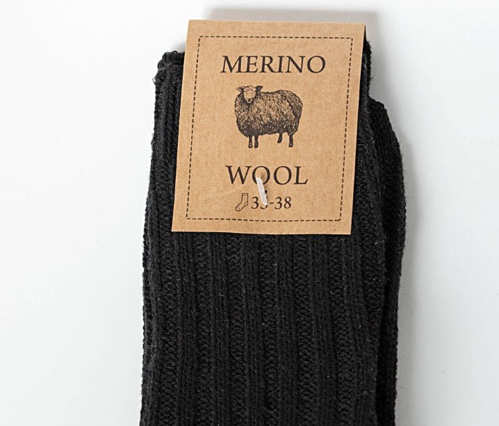 Thumbnail: Merino socks 100% Natural soft winter socks all day