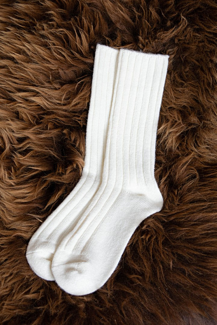 Thumbnail: Pure White Merino 100% Wool Natural