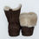 Thumbnail: Men's Women's Genuine Sheepskin Slippers Brown with ZIPPER Fur Hand Craf
