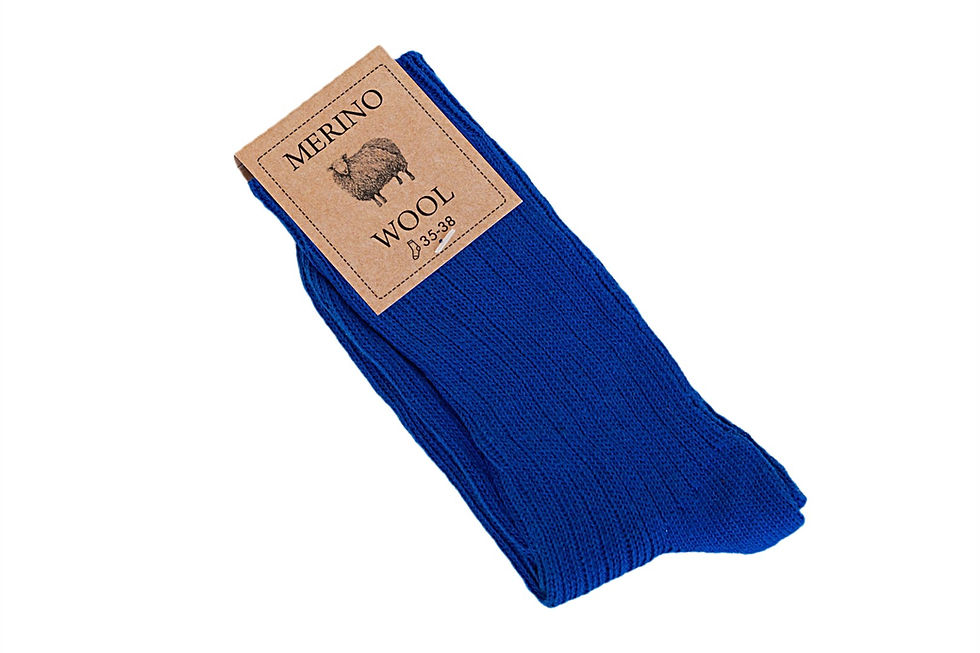 Thumbnail: Colorful Merino Wool Socks 100% | Spring Summer Socks | Breathable Soft Wool
