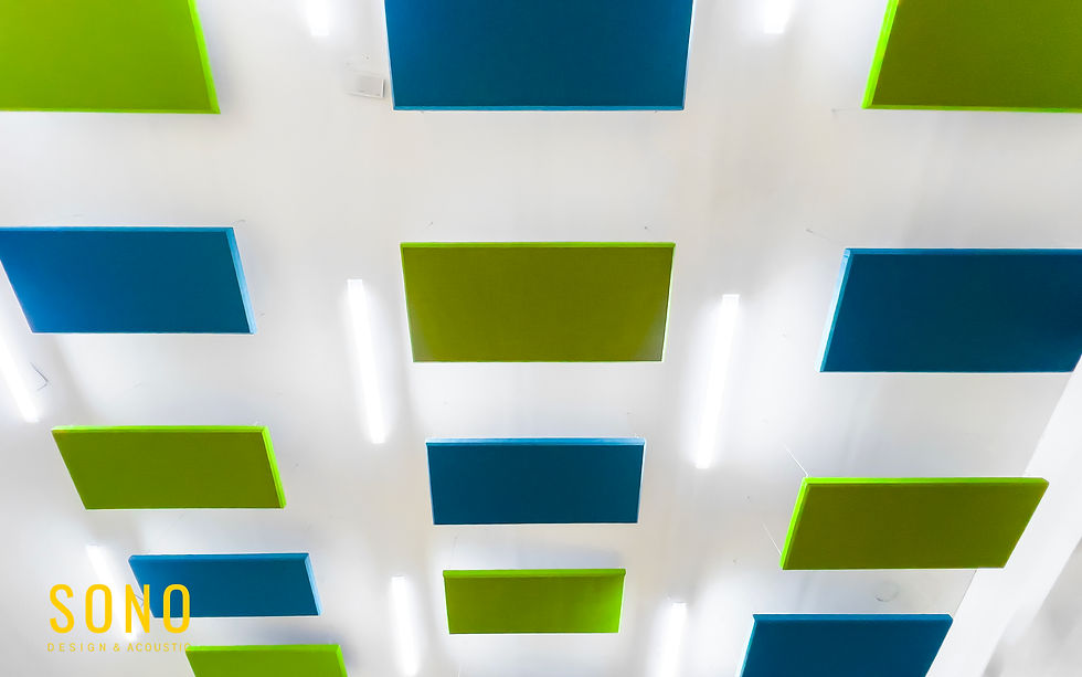 Paneles acústicos SONO - Proyecto Colegio AIS