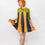 Thumbnail: striped patchwork tent dress