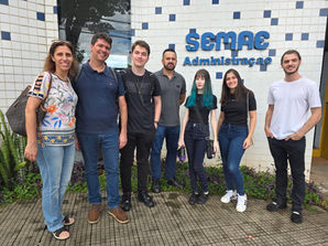 ALUNOS DE ENGENHARIA CIVIL E PROFº DANIEL MANZI APRESENTAM AO SEMAE SOLUÇÕES PARA O ABASTECIMENTO DE ÁGUA