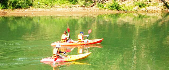 Kayaking Nam Khan River
