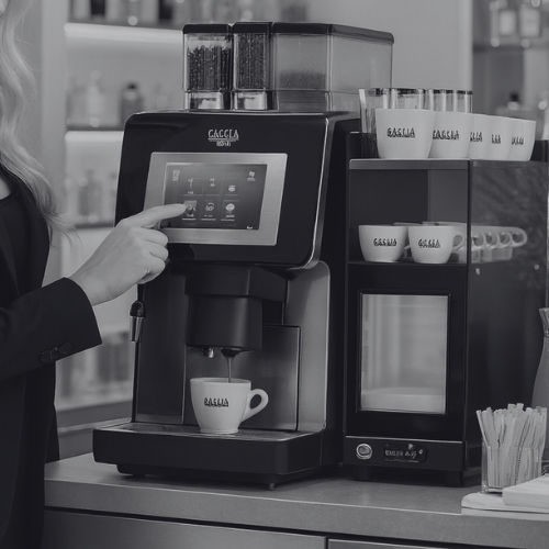 Koffie voor klanten parfumerie