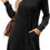 Thumbnail: SAMPEEL Womens V Neck Fall Dresses Long Sleeve Casual Sweater Short Dress Fashi