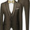Indexkép: MAGE MALE Men's 3 Pieces Suit Elegant Solid One Button Slim Fit Single Breasted