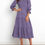 Pikkukuva: BTFBM Women Casual Long Sleeve Dress Fall Dresses 2024 Solid Color Relaxed Fit 