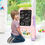 Pikkukuva: BATTOP Youngsters' Adjustable Art Easel - Dual-Sided Magnetic Drawing Board wit