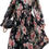 Thumbnail: ANRABESS Women's Floral Midi Dress Puff Long Sleeve Casual Ruffle Chiffon A-Lin