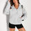 Pikkukuva: AUTOMET Womens Sweatshirts Half Zip Cropped Pullover Fleece Quarter Zipper Hood