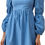 Pikkukuva: EXLURA Womens Square Neck Dress Long Puff Sleeve A-Line Casual Short Mini Dress