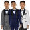 Thumbnail: Wedding Suit for Boys Jacket Pants Vest Bow Tie 4-Piece Set Fashion Kids Blazer