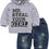 Pikkukuva: fhutpw Toddler Baby Boy Outfits Hoodie Sweatshirts & Jeans Clothes Set Fall Win