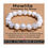 Pikkukuva: AD Beads Handmade Gemstone Stretch Elastic Bracelet Crystal Healing Reiki Natur