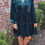 Pikkukuva: Halloween Christmas Festive Party Velvet Ruffle Long Sleeve Dress