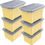 Pikkukuva: Nazhura 72 Quart Plastic Storage Bin, Stackable and Nestable Storage Boxes with