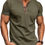 Indexkép: Men's Henley Shirts Classic Casual Basic Tee Shirts Short Sleeve Cotton Summer 