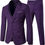 Pikkukuva: jacket, pant as suit purple