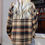 Pikkukuva: Beaully Women's Flannel Plaid Shacket Long Sleeve Button Down Shirts Jacket Coa
