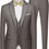 Indexkép: MAGE MALE Men's 3 Pieces Suit Elegant Solid One Button Slim Fit Single Breasted