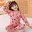 Thumbnail: 2024 Spring Autumn Children Pajama Sets Cartoon Cat Sleepwear for Kids 2-14year
