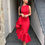 Pikkukuva: Women's Summer Dress Sleeveless Elegant Party Dress Red Casual Dress