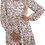 Pikkukuva: HOTOUCH Women Casual Tunic Dress V Neck Tiered Dress Long Sleeve Fit Swing Shif