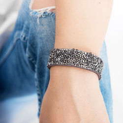 Crystal Encrusted Wrap Bracelet