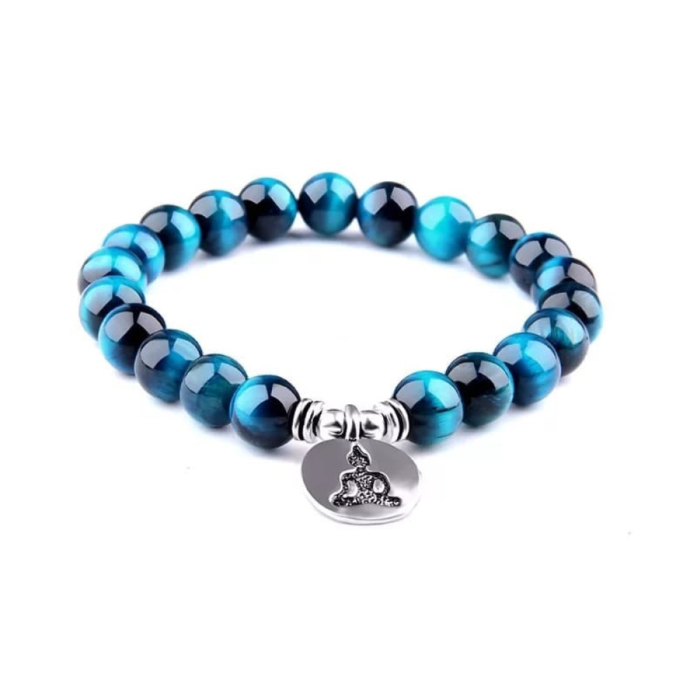 Buddha Charm Tigers Eye Bead Bracelet