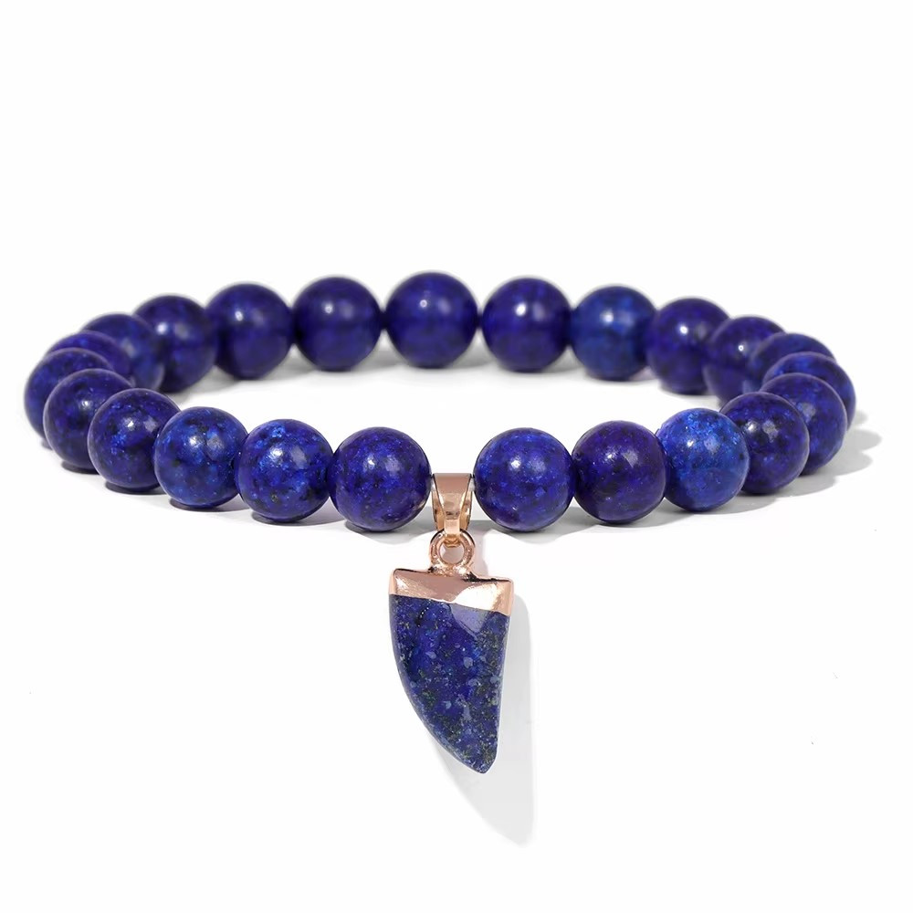 Fang Bead Bracelet - Lapis Lazuli