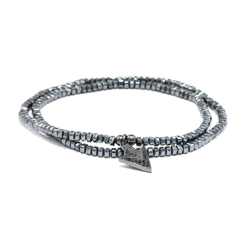 Micro Hematite Arrow Bracelet