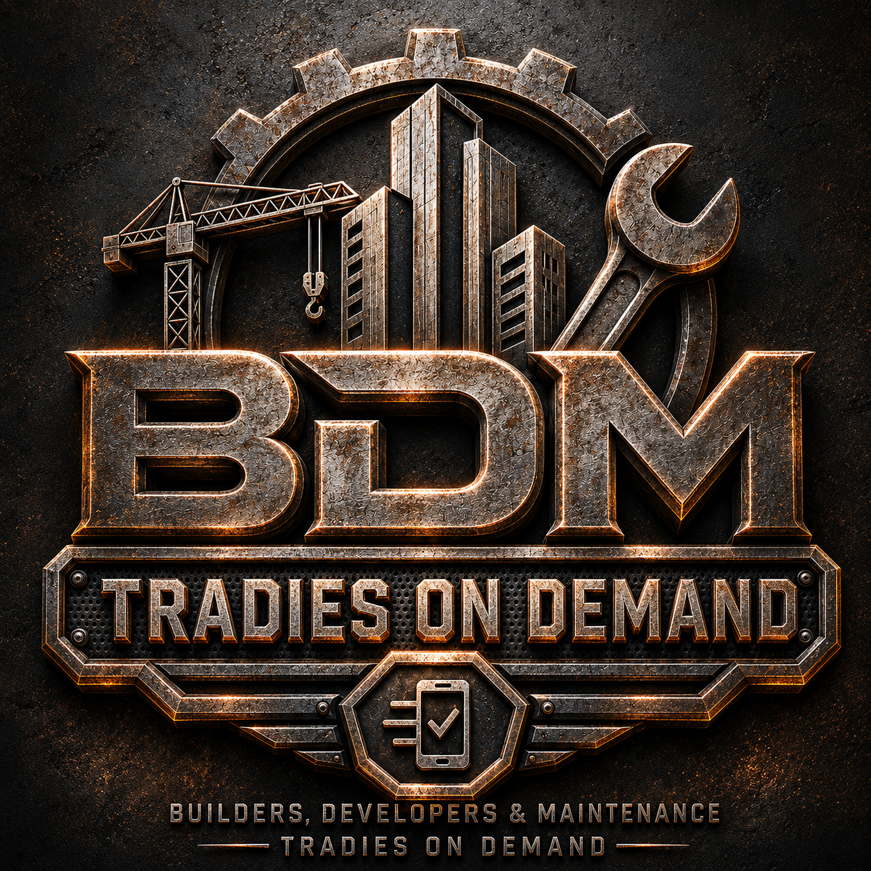 BDM Tradies on Demand logo