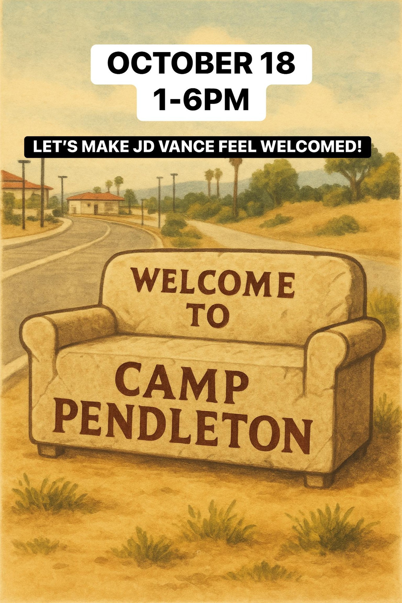 No Kings 2.0 Camp Pendleton | DEMCCO