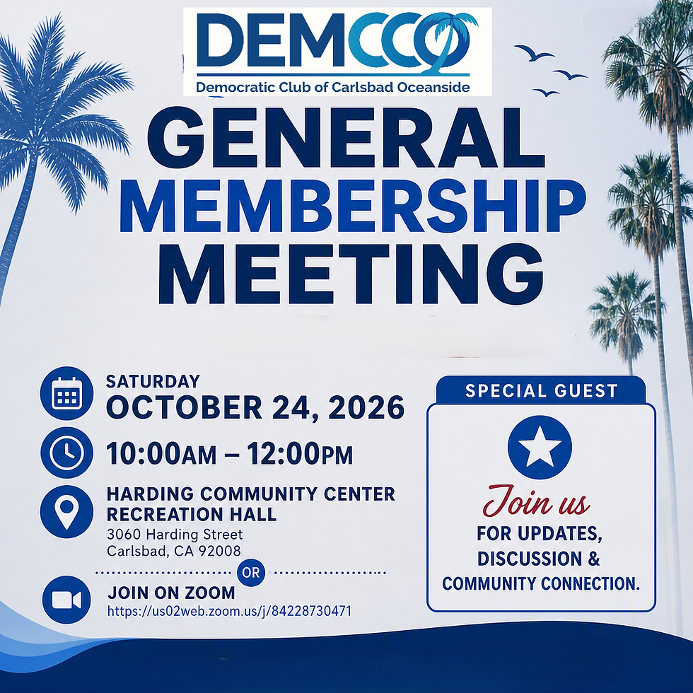 October General Meeting
