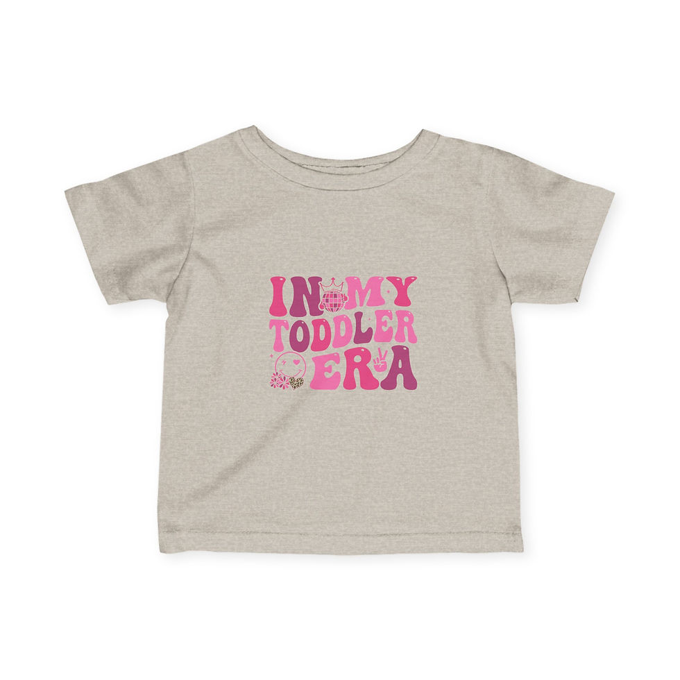 Thumbnail: Cute Girl's In My Toddler Era T-Shirt - Perfect for Playtime & Adventures Vibes