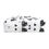 Thumbnail: Women's Chic Heart Print Weekender Bag - Perfect for Travel Getaways & Gym