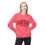 Thumbnail: Women's Midweight Santa's Favorite Crewneck Sweatshirt - Holiday Fun Vibes