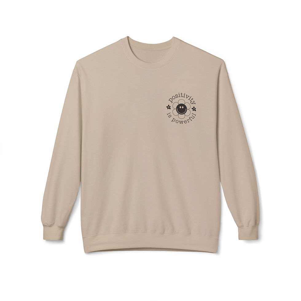 Thumbnail: Women's Crewneck Fleece Sweatshirt - 'It's a Good Day'  Inspirational Vibes 