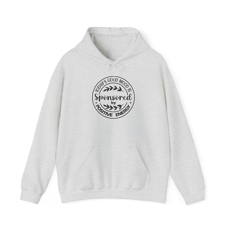 Thumbnail: Positive Energy Hoodie - Men's Heavy Blend Sweatshirt for Comfort & Inspiration