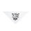 Thumbnail: Stay Pawsitive White Pet Bandana - Stylish Dog Accessory for Happy Pets
