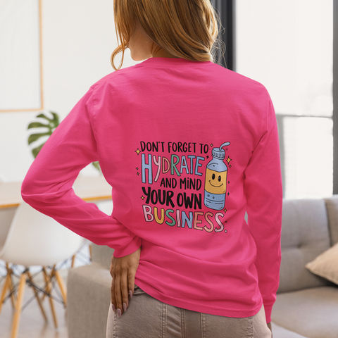 Beautiful women in soft stylish confidence affirmation t-shirt