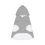 Thumbnail: Stay Pawsitive Grey Pet Hoodie - Cute & Comfy Positive Pet Apparel