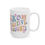 Thumbnail: Grow Positive Thoughts Ceramic Mug  11oz & 15oz Colorful Motivational Coffee Cup