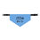 Thumbnail: Cute Dog Blue Bandana Collar - Let's Paw-ty - Perfect for Pets Fun Vibes
