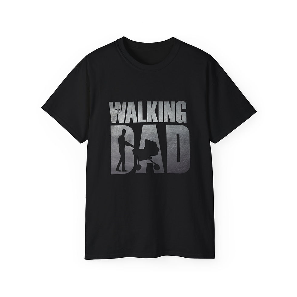 Thumbnail: The Walking Dad Ultra Soft Cotton Tee Funny Gift for Fathers Day and Casual Wear