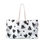Thumbnail: Women's Chic Heart Print Weekender Bag - Perfect for Travel Getaways & Gym